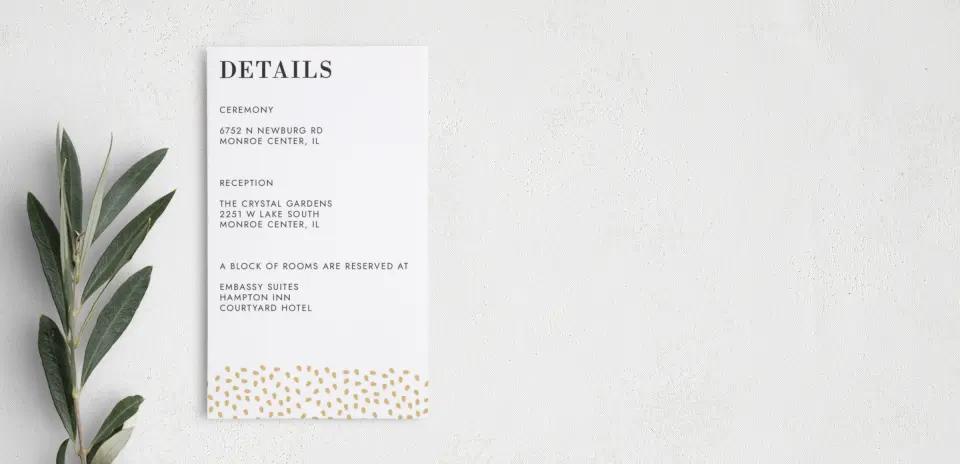 Step Enclosure Card