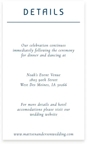 Details Card