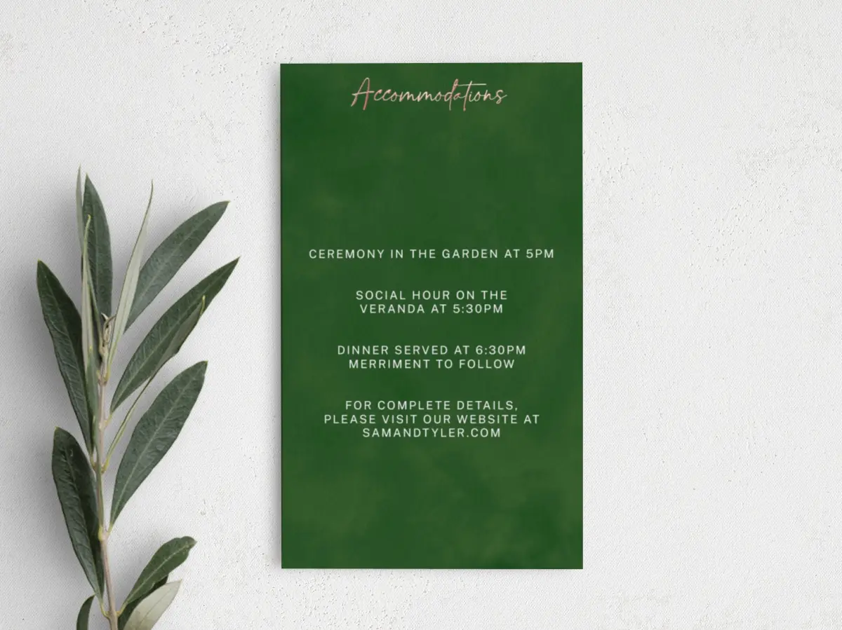 Step Enclosure Card