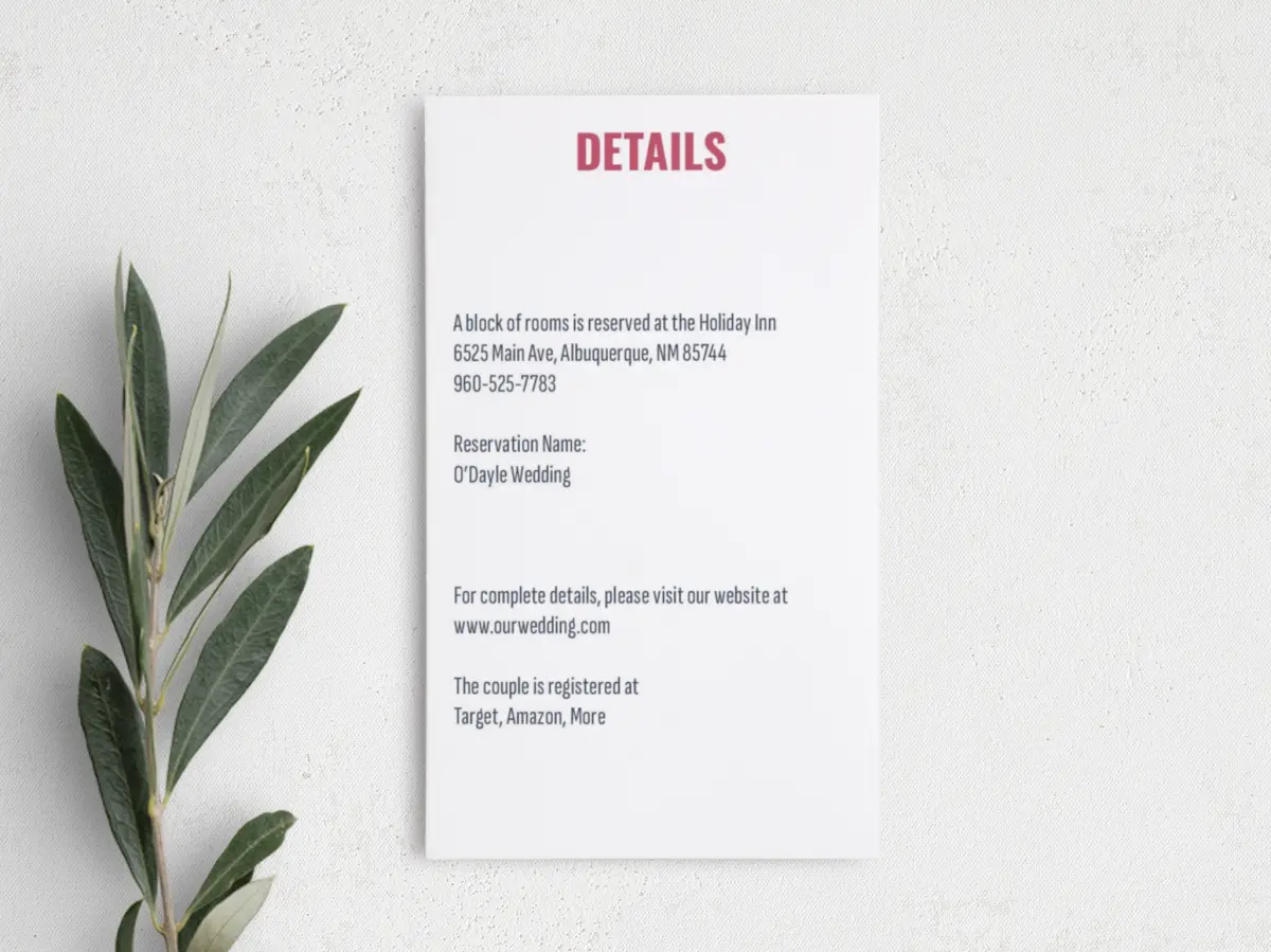 Step Enclosure Card