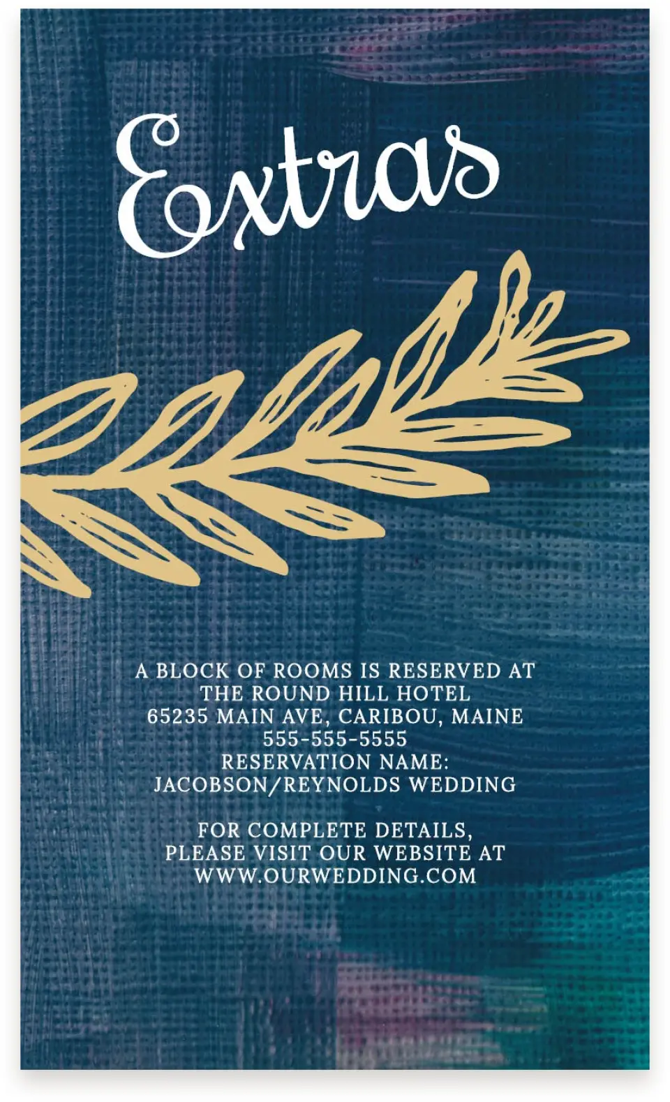 This is a  4" x 6.75" Enclosure Cards (Pocket Invitation) called Shining Vines printed in full color with Silver foil on Luxe Satin (coated) paper