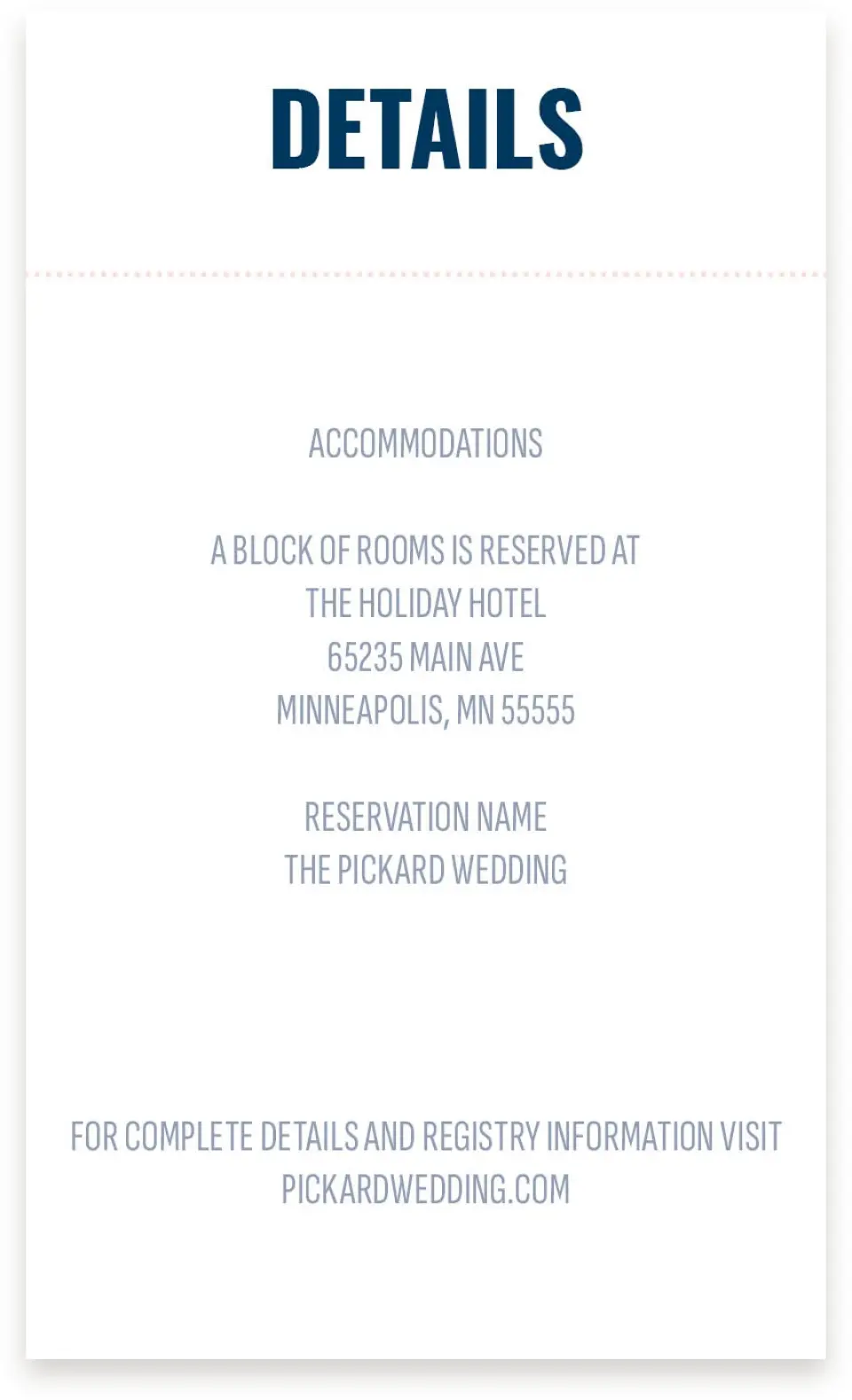 This is a  4" x 6.75" Enclosure Cards (Pocket Invitation) called Modernist Monogram printed in full color with Silver foil on Luxe Satin (coated) paper