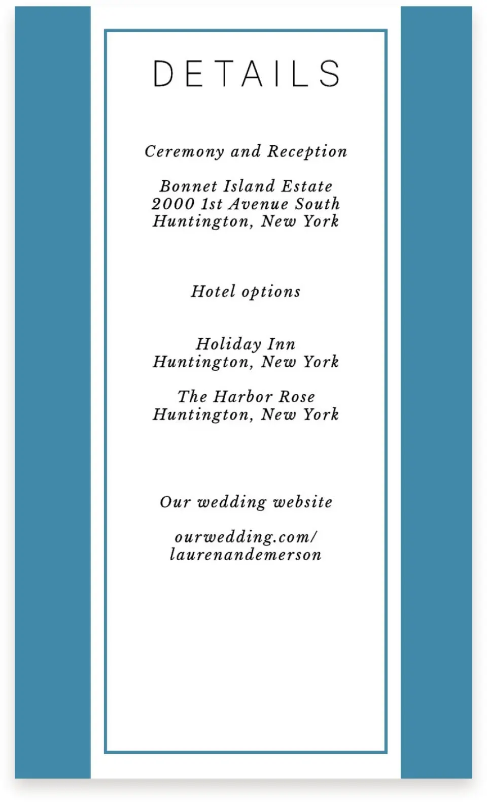 This is a  4" x 6.75" Enclosure Cards (Pocket Invitation) called Modern Brush printed in full color with Silver foil on Luxe Satin (coated) paper