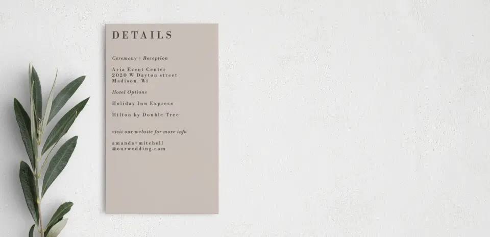 Step Enclosure Card