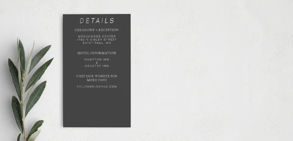 Step Enclosure Card