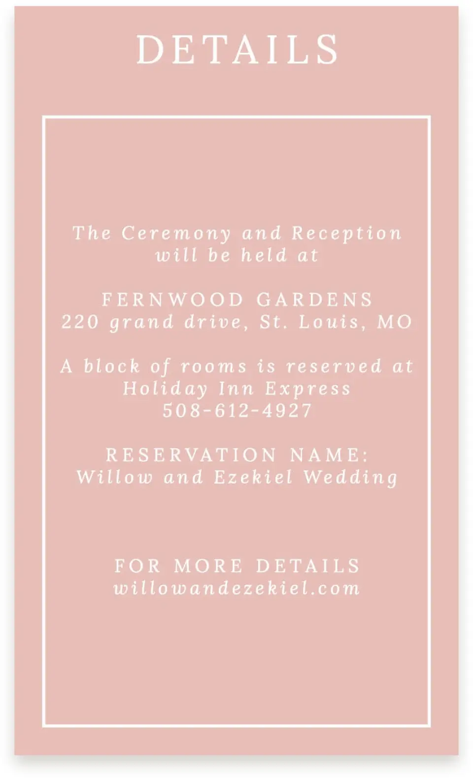 This is a  4" x 6.75" Enclosure Cards (Pocket Invitation) called Fantasia Garden printed in full color on Premium Smooth paper