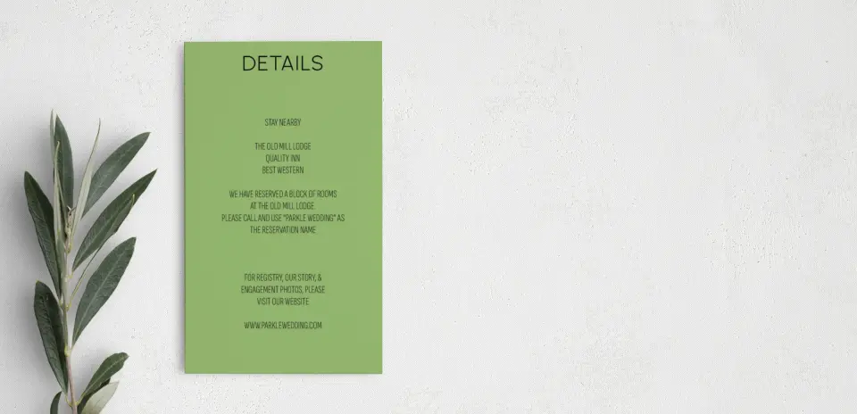 Step Enclosure Card