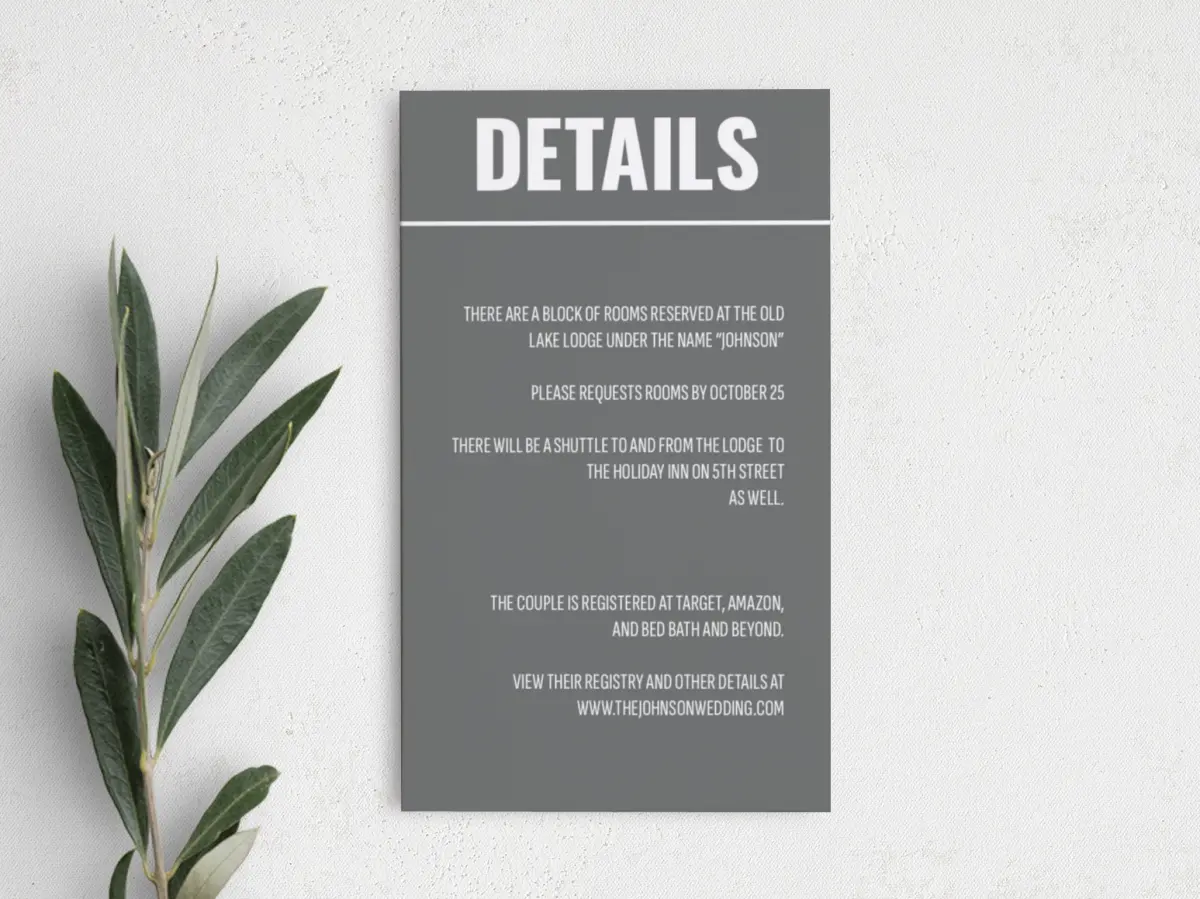 Step Enclosure Card