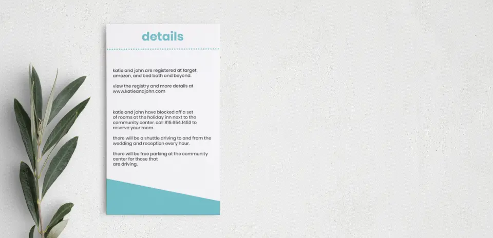 Step Enclosure Card