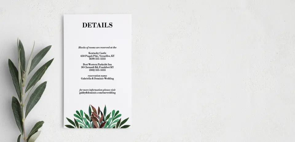 Step Enclosure Card
