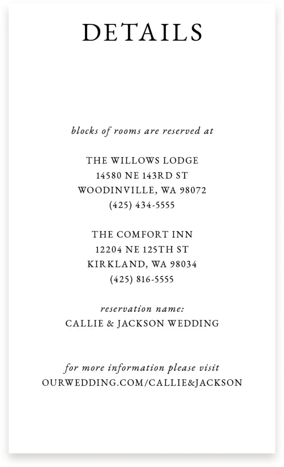 This is a  4" x 6.75" Enclosure Cards (Pocket Invitation) called Garden Dream printed in full color on Premium Smooth paper