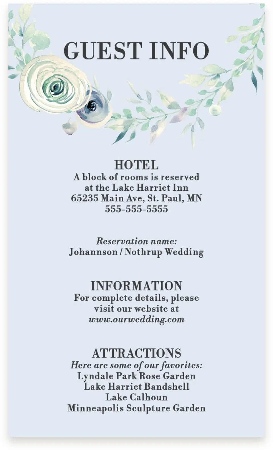 This is a  4" x 6.75" Enclosure Cards (Pocket Invitation) called Glorious Crown printed in full color on Premium Smooth paper