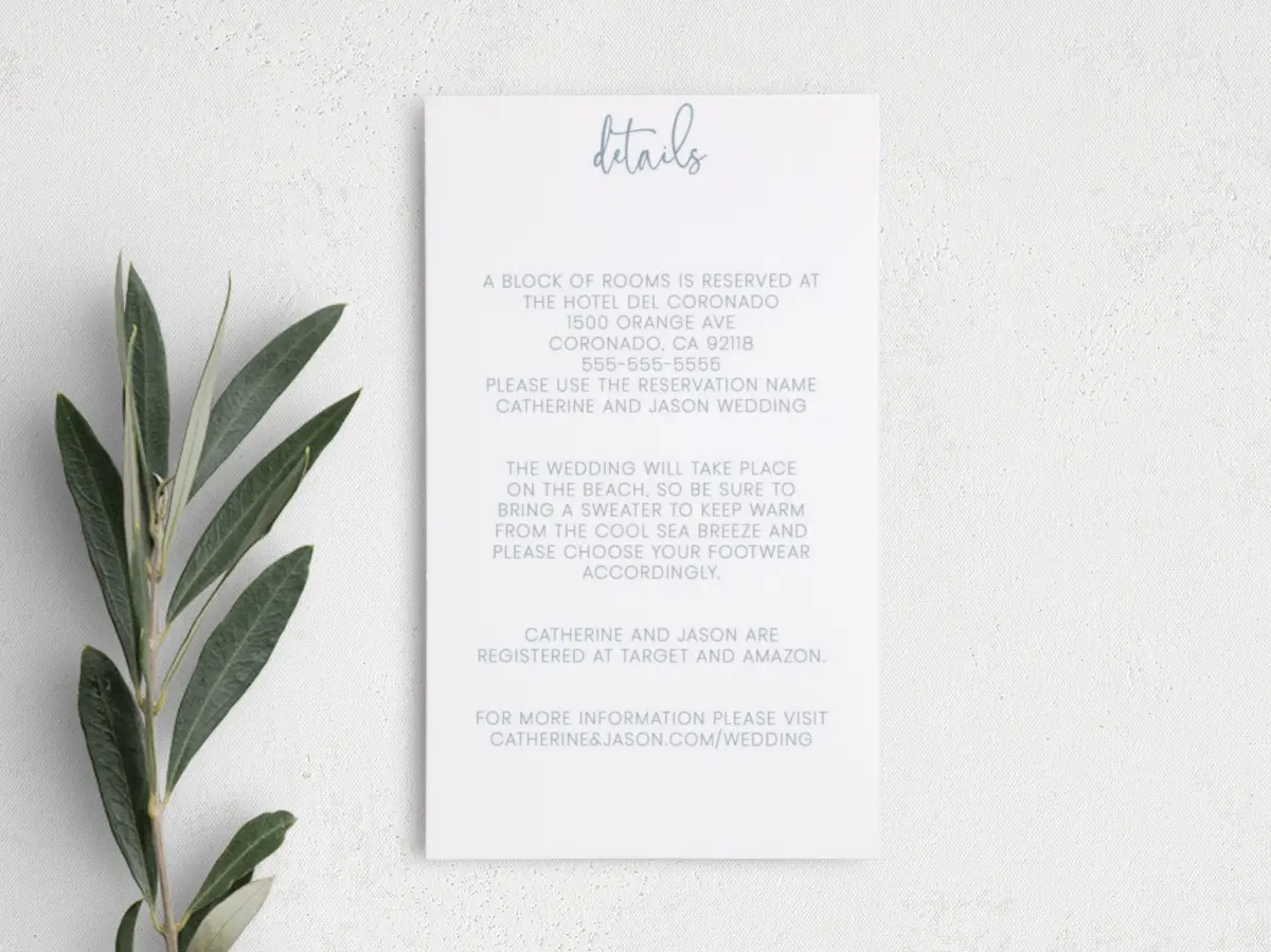Step Enclosure Card