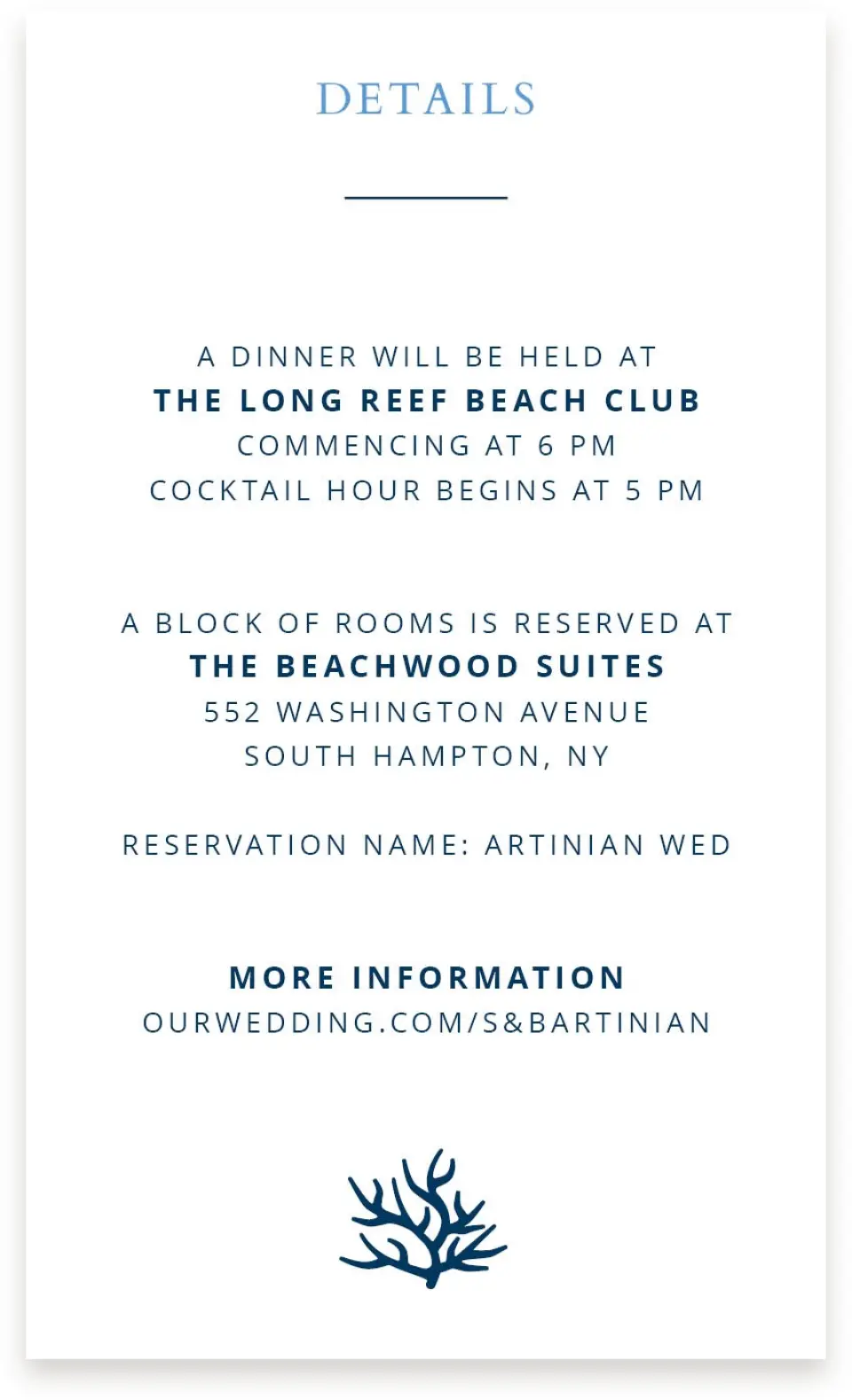 This is a  4" x 6.75" Enclosure Cards (Pocket Invitation) called Beachcomber printed in full color on Premium Smooth paper
