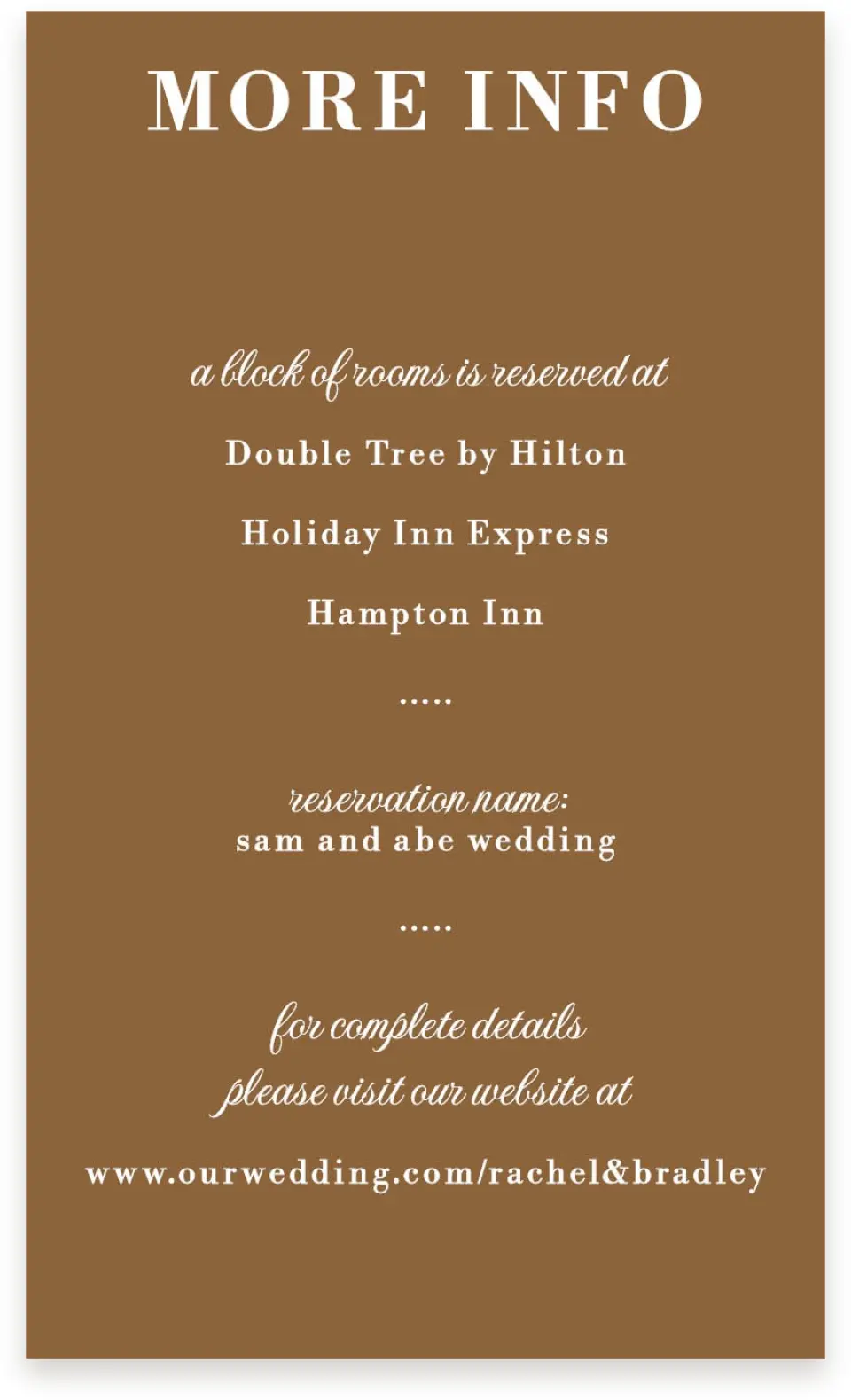 This is a  4" x 6.75" Enclosure Cards (Pocket Invitation) called Moody Swashes printed in full color on Premium Smooth paper