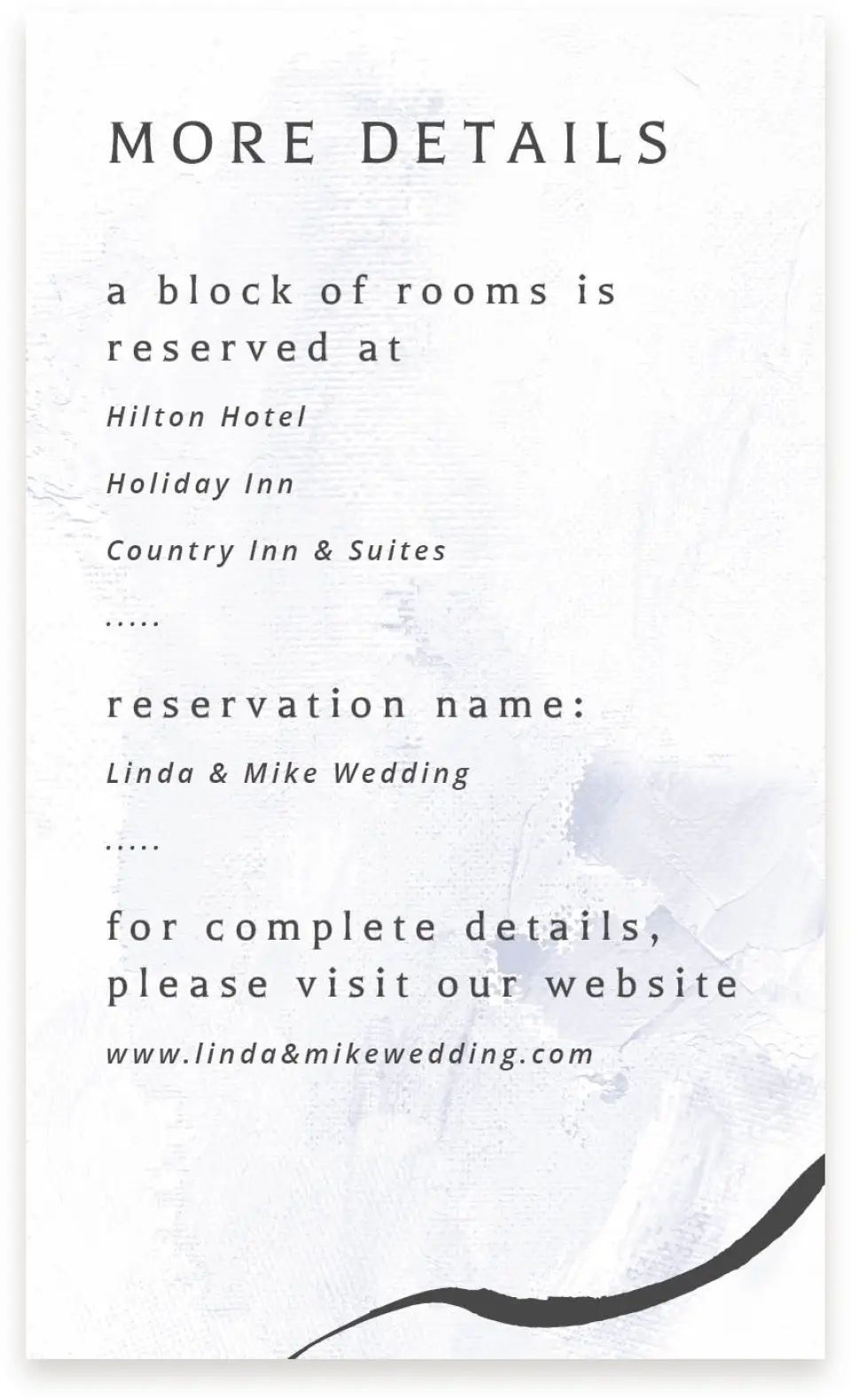 This is a  4" x 6.75" Enclosure Cards (Pocket Invitation) called Gilded Marble printed in full color on Premium Smooth paper