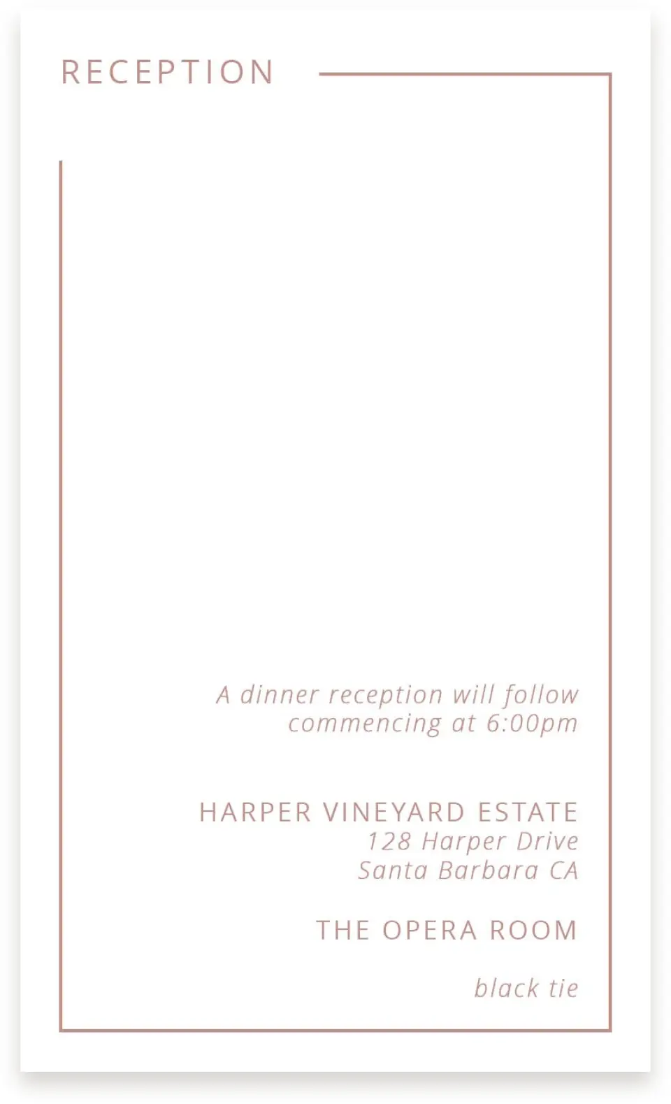This is a  4" x 6.75" Enclosure Cards (Pocket Invitation) called Neat Arrangement printed in full color on Premium Smooth paper