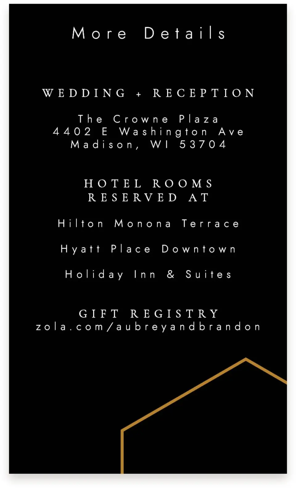 This is a  4" x 6.75" Enclosure Cards (Pocket Invitation) called Love's Ribbon printed in full color on Premium Smooth paper
