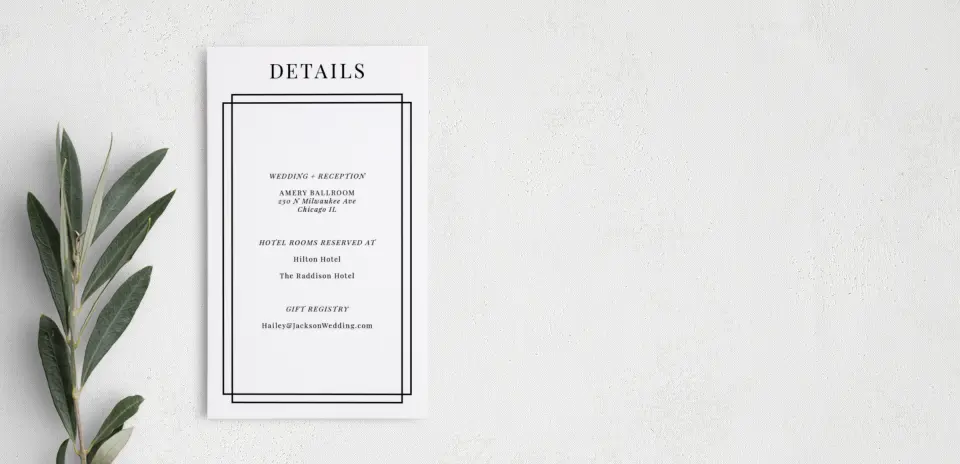 Step Enclosure Card