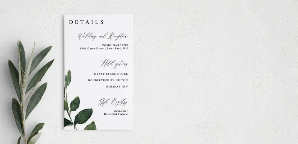 Step Enclosure Card