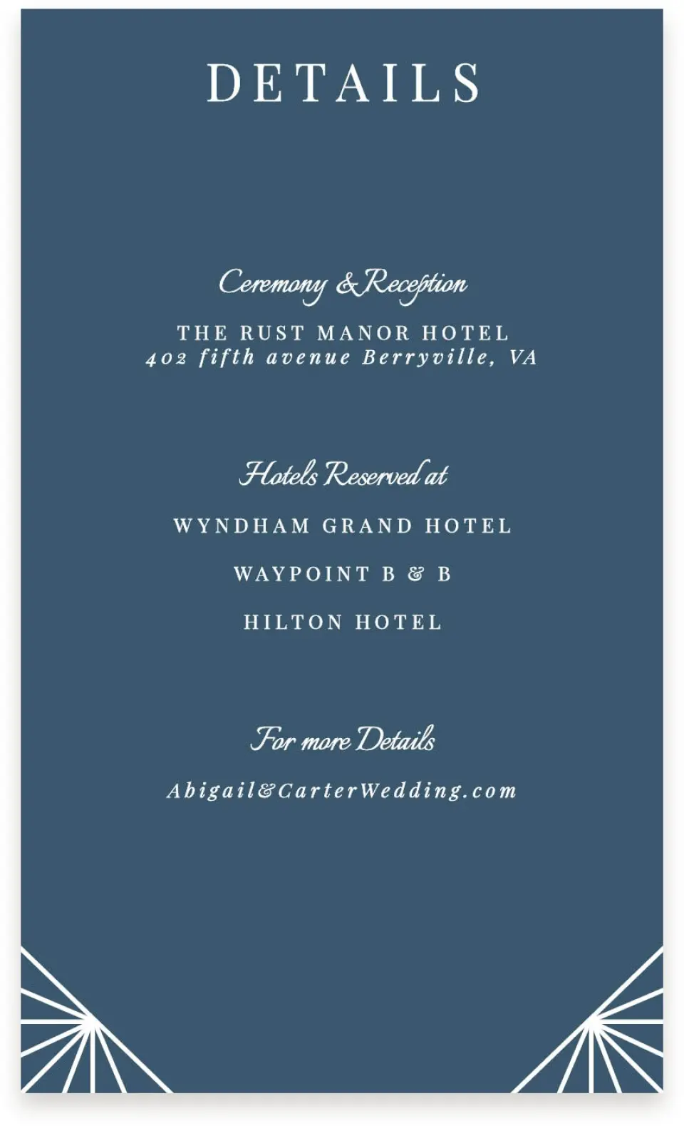 This is a  4" x 6.75" Enclosure Cards (Pocket Invitation) called Mod Deco printed in full color on Premium Smooth paper