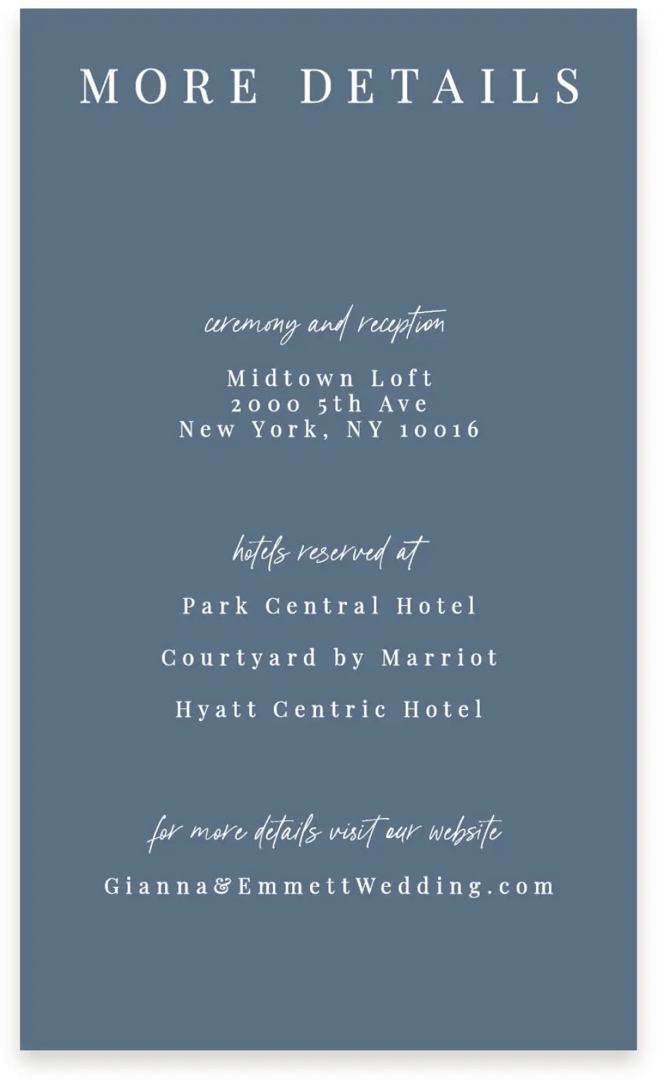 This is a  4" x 6.75" Enclosure Cards (Pocket Invitation) called Winter Floral printed in full color on Premium Smooth paper