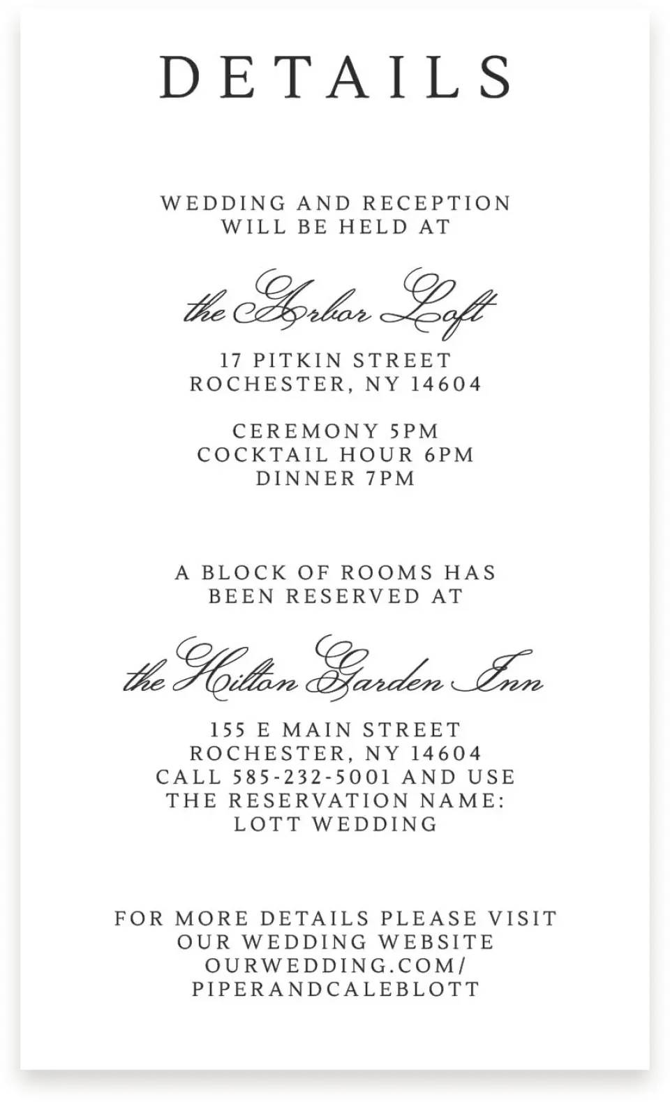 This is a  4" x 6.75" Enclosure Cards (Pocket Invitation) called Elegant Unity printed in full color on Premium Smooth paper