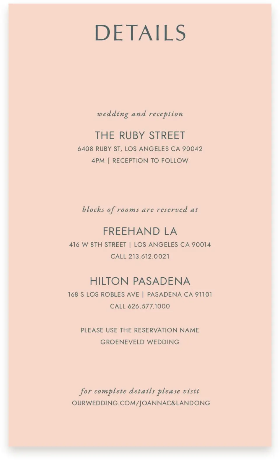 This is a  4" x 6.75" Enclosure Cards (Pocket Invitation) called Mod Shapes printed in full color on Premium Smooth paper