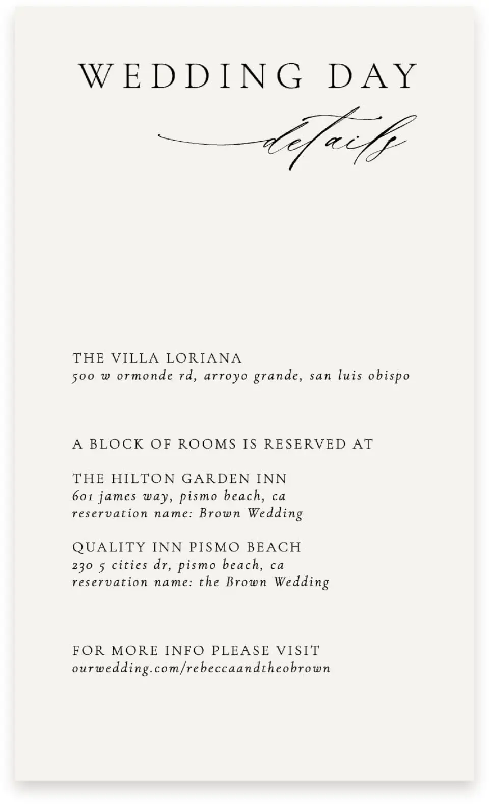 This is a  4" x 6.75" Enclosure Cards (Pocket Invitation) called Simply Elegant printed in full color with Silver foil on Luxe Satin (coated) paper