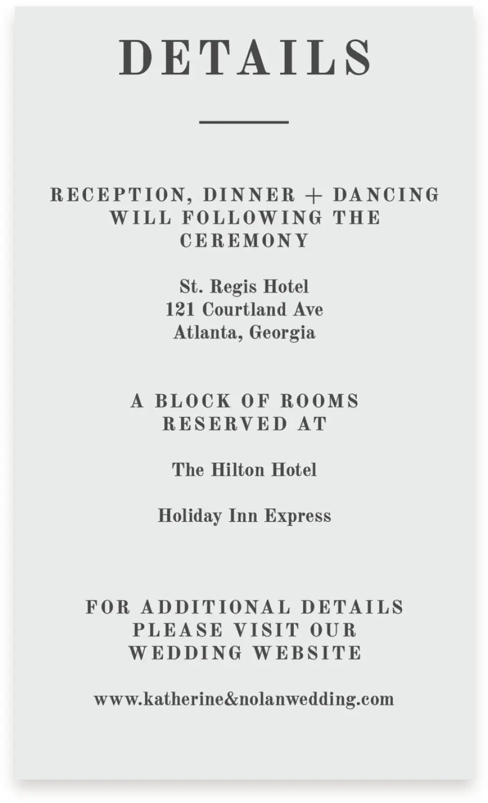 This is a  4" x 6.75" Enclosure Cards (Pocket Invitation) called Glory Day printed in full color on Premium Smooth paper