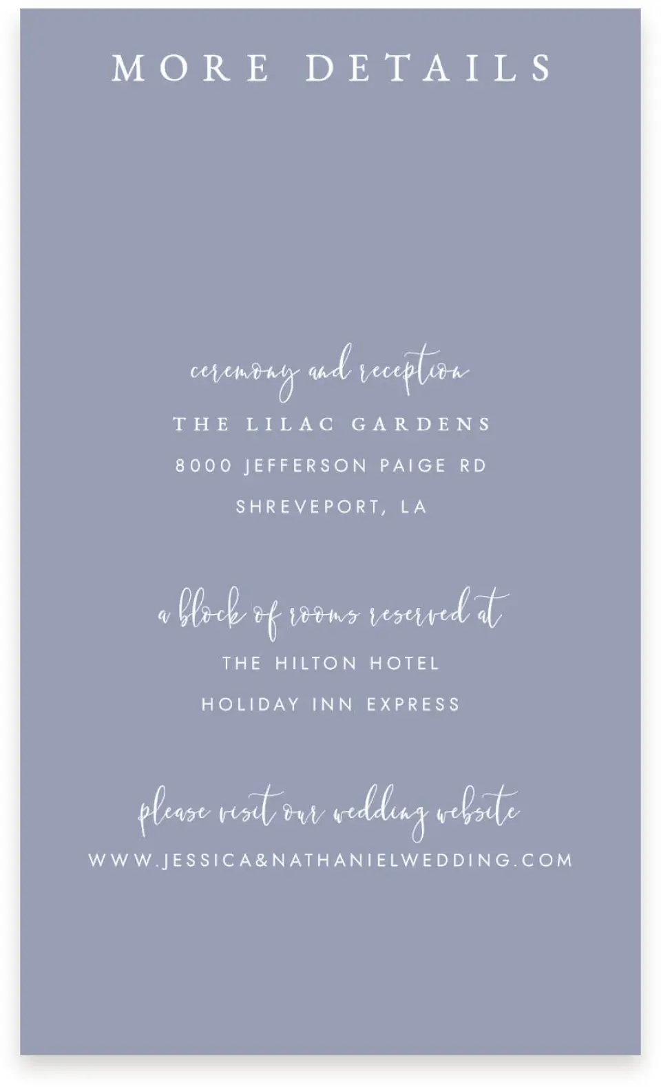 This is a  4" x 6.75" Enclosure Cards (Pocket Invitation) called Dainty Wreath printed in full color on Premium Smooth paper