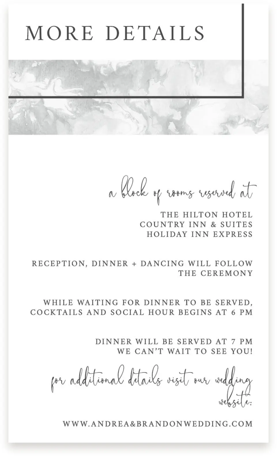 This is a  4" x 6.75" Enclosure Cards (Pocket Invitation) called Joined Lines printed in full color on Premium Smooth paper