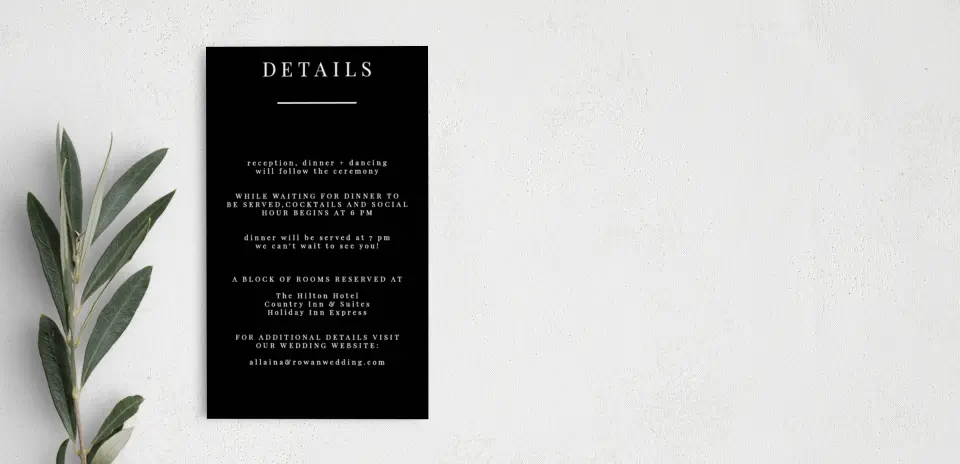 Step Enclosure Card