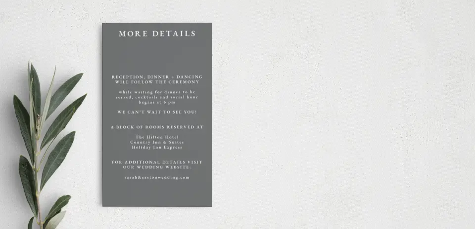 Step Enclosure Card