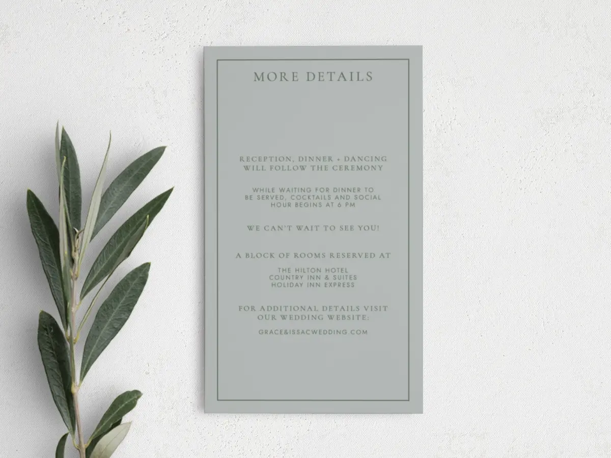 Step Enclosure Card