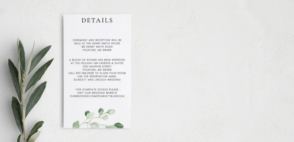 Step Enclosure Card