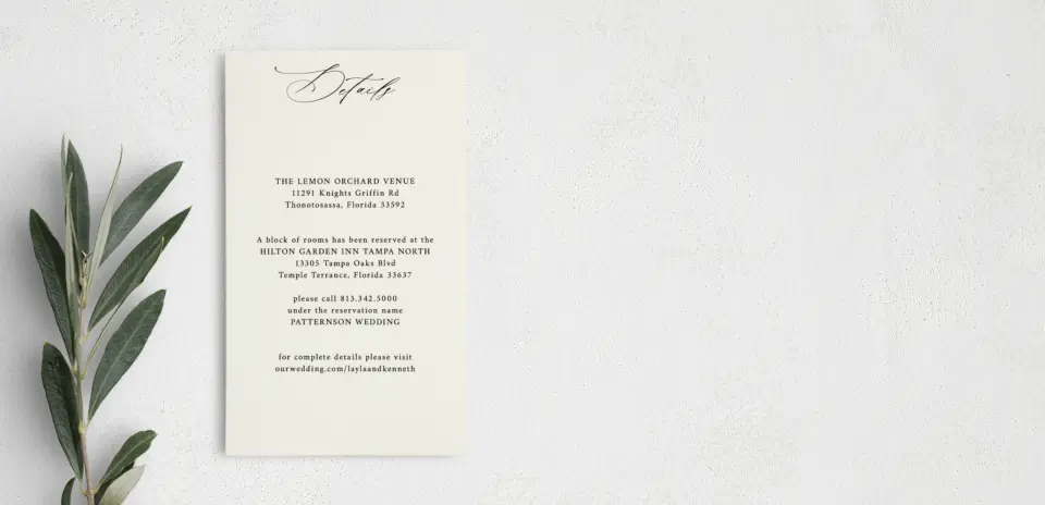 Step Enclosure Card