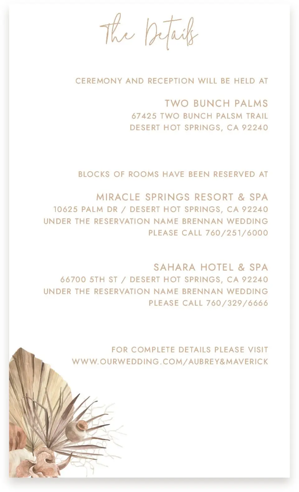 This is a  4" x 6.75" Enclosure Cards (Pocket Invitation) called Boho Blooms printed in full color on Premium Smooth paper