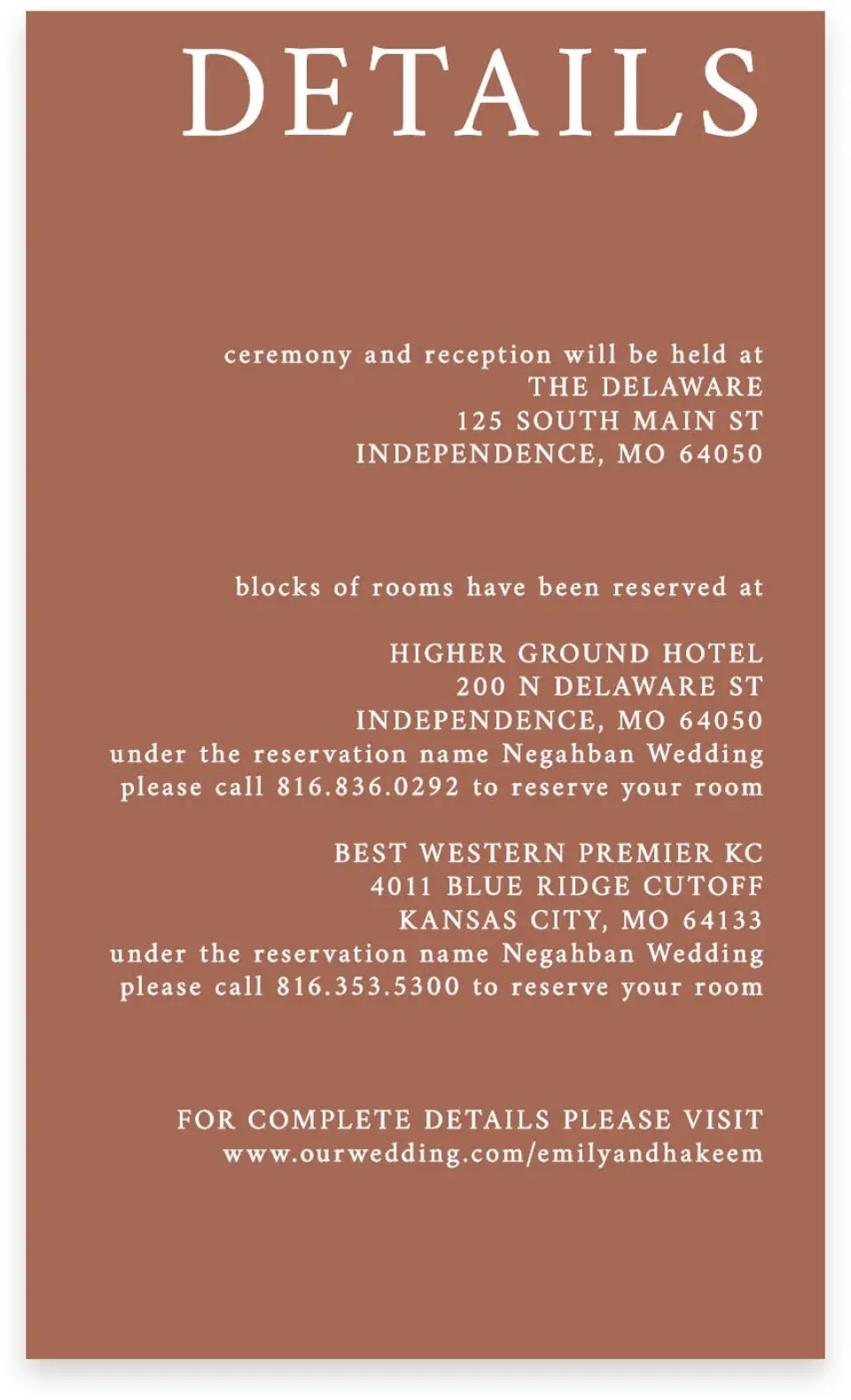 This is a  4" x 6.75" Enclosure Cards (Pocket Invitation) called Timeless Truth printed in full color on Premium Smooth paper
