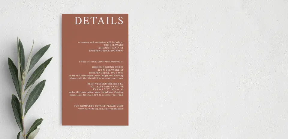 Step Enclosure Card