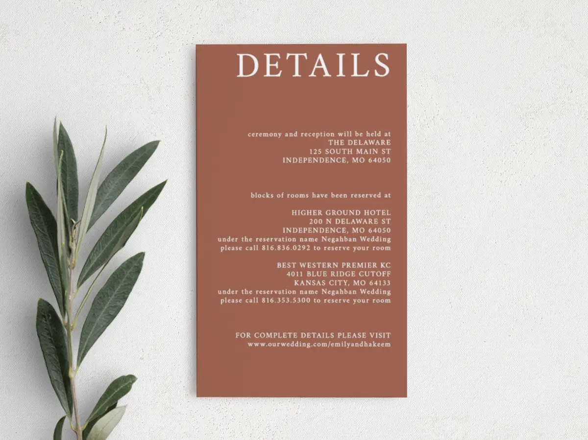 Step Enclosure Card