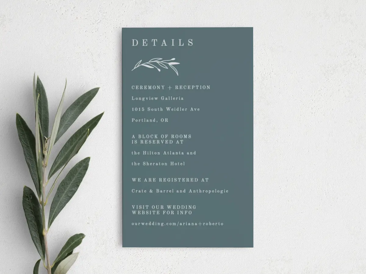 Step Enclosure Card