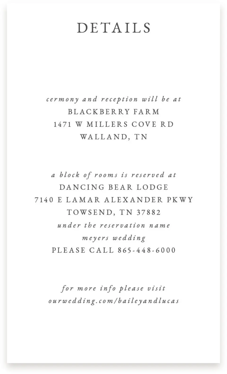 This is a  4" x 6.75" Enclosure Cards (Pocket Invitation) called Soft Botanics printed in full color on Premium Smooth paper