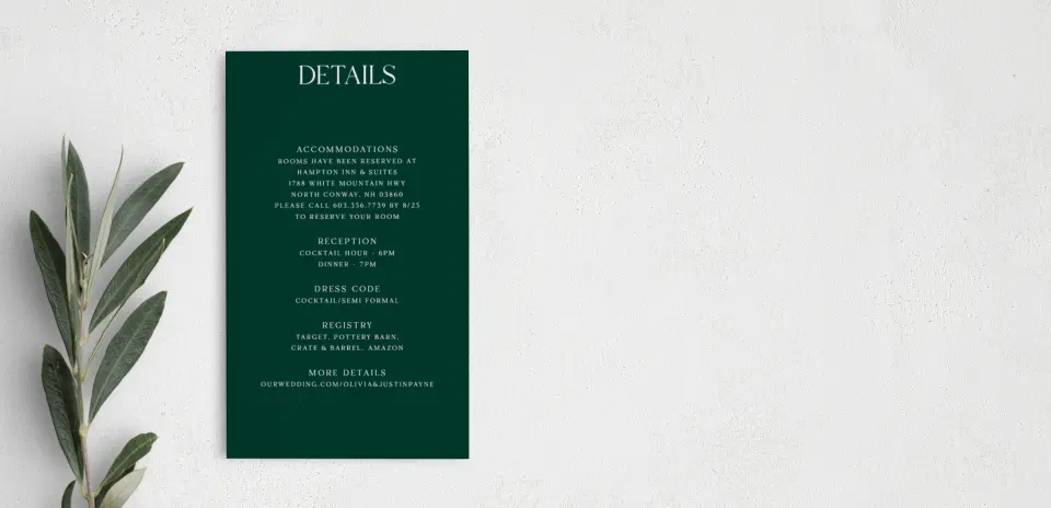 Step Enclosure Card