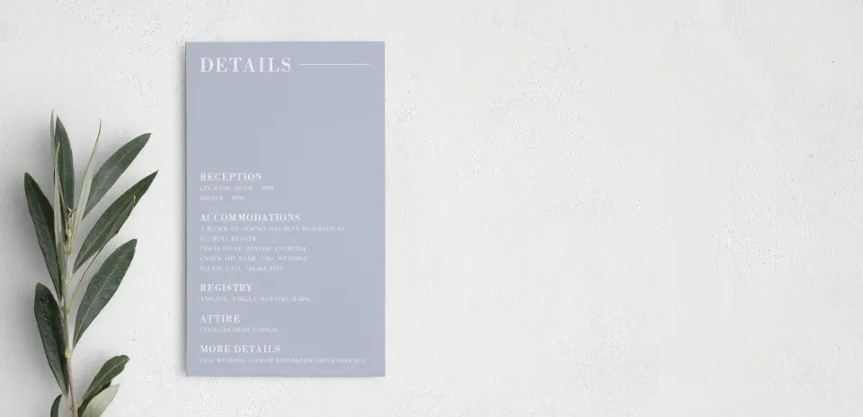 Step Enclosure Card
