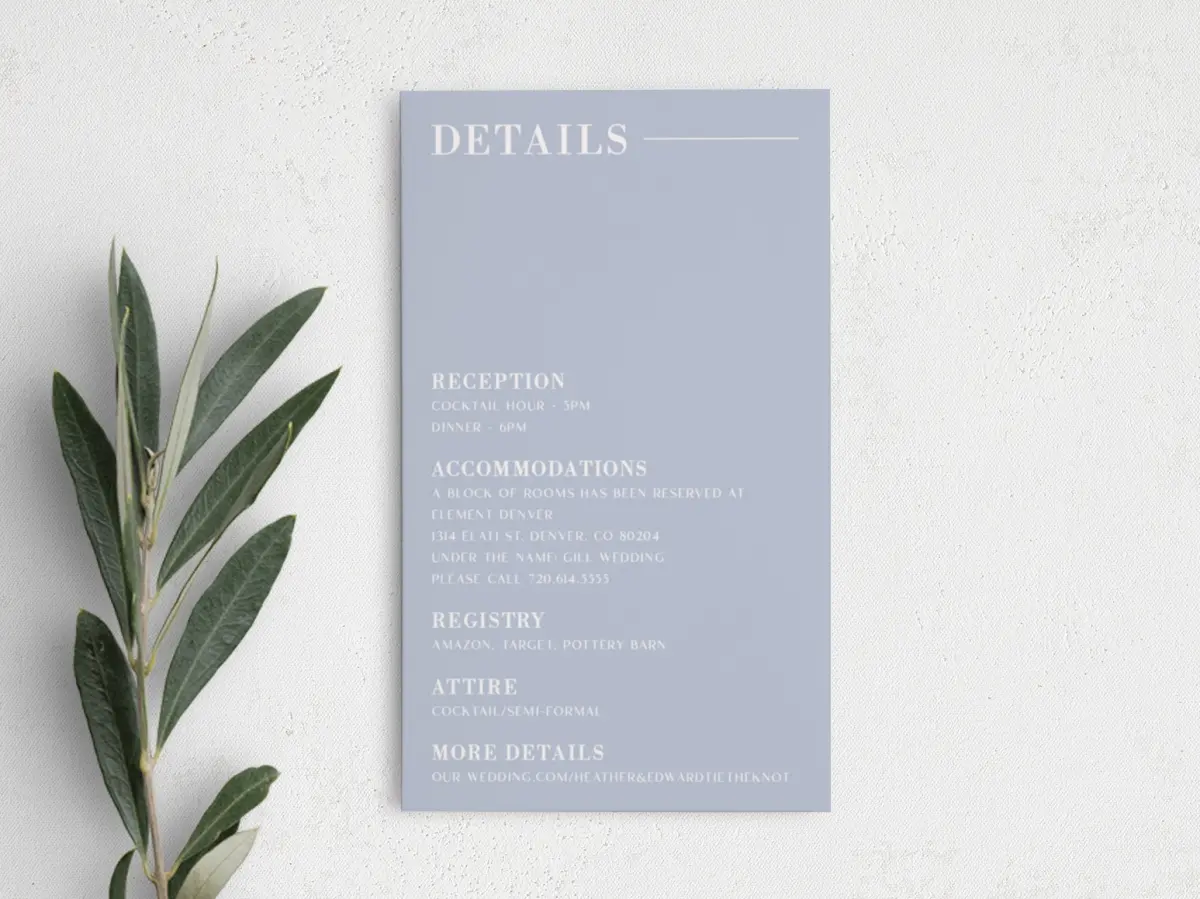 Step Enclosure Card
