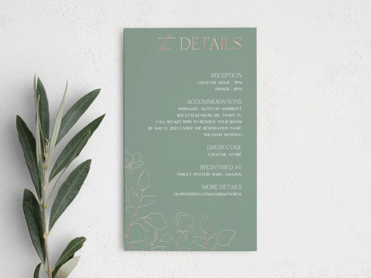 Step Enclosure Card