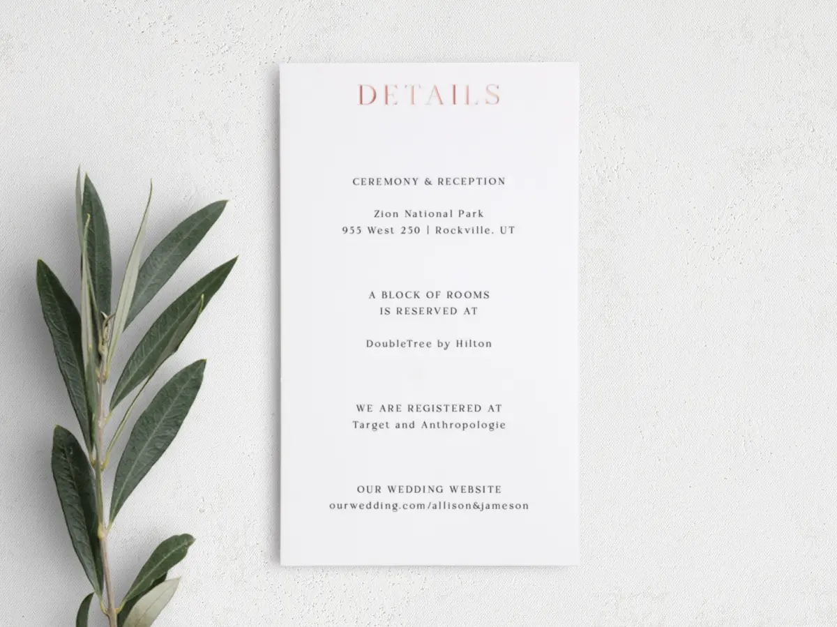 Step Enclosure Card
