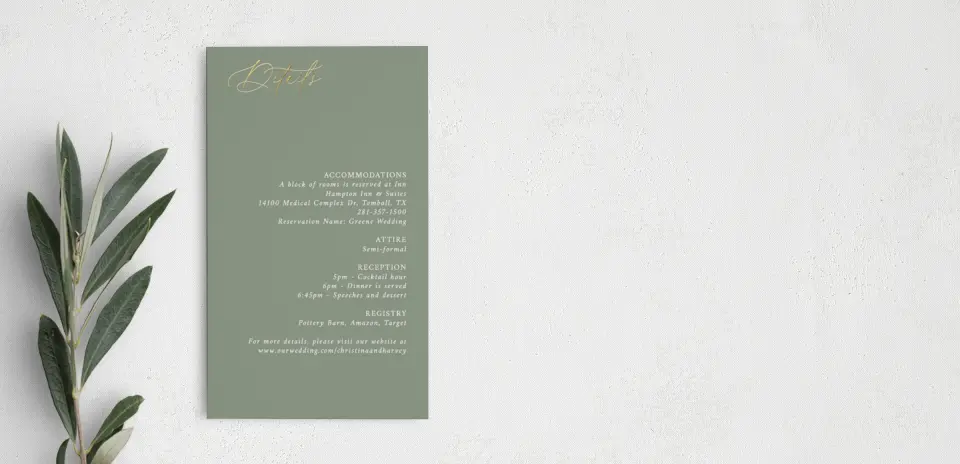 Step Enclosure Card