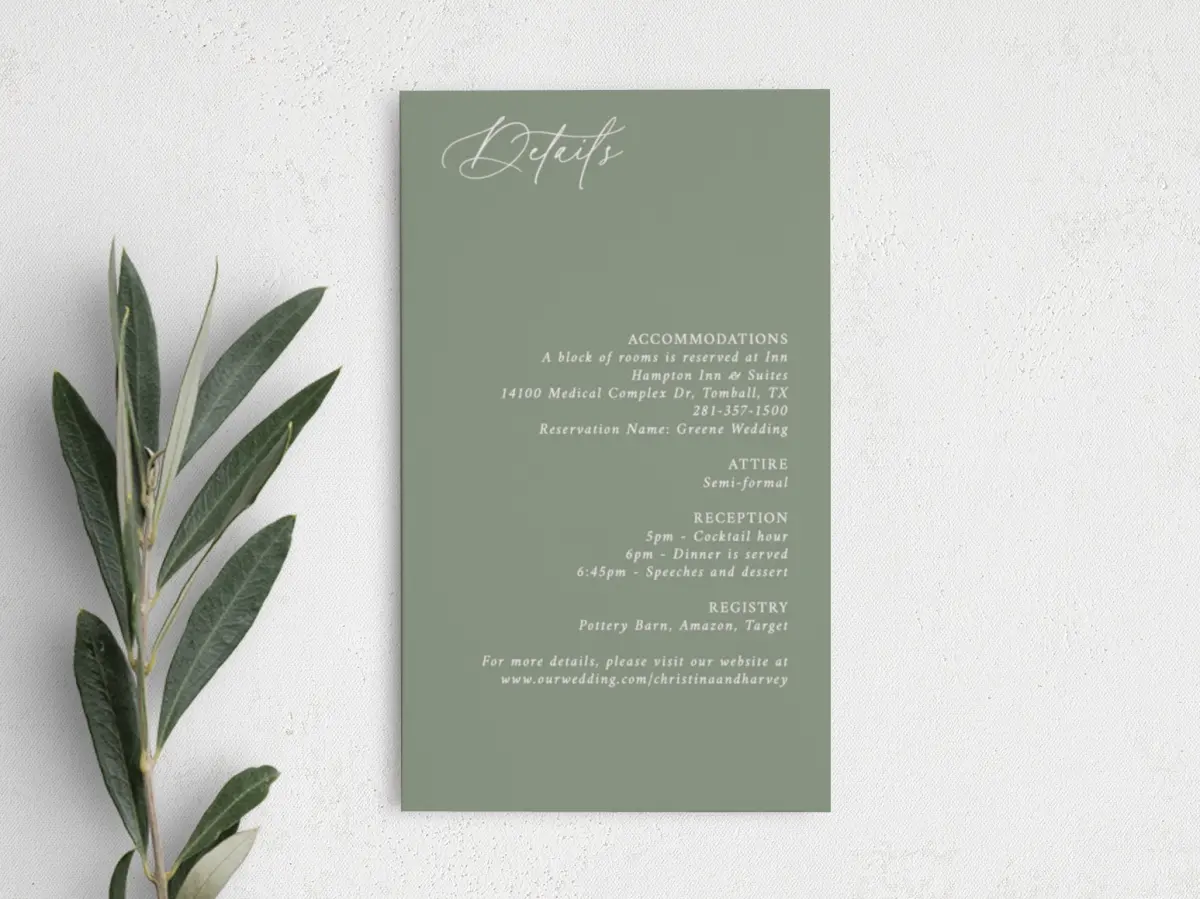 Step Enclosure Card